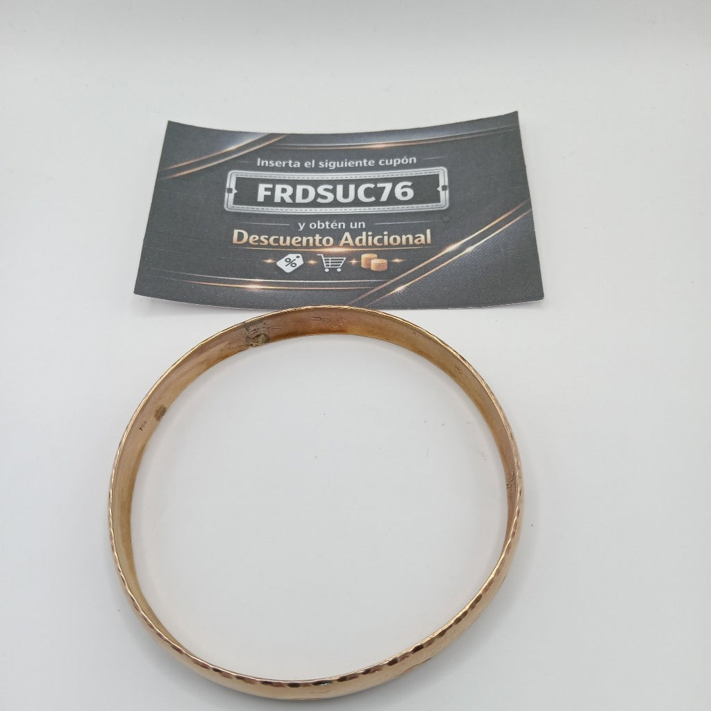 PULSERA RIGIDA ORO 14 K 18.3 GRMS (SEMINUEVO)