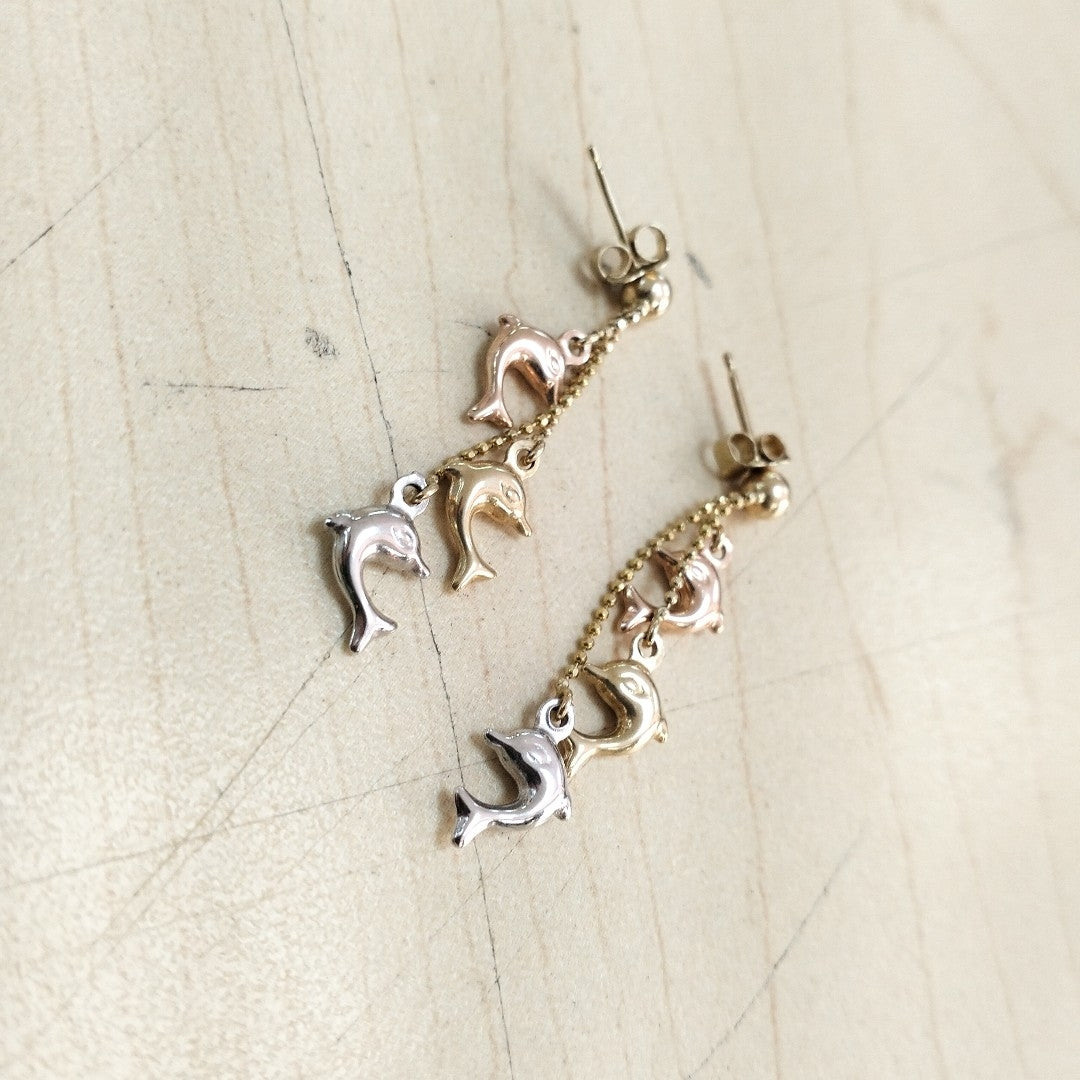 ARETES PAR ORO 14 K 3.1 GRMS (SEMINUEVO)