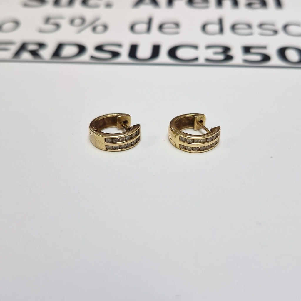 ARRACADAS PAR ORO 14 K 2,90 GRMS (SEMINUEVO)