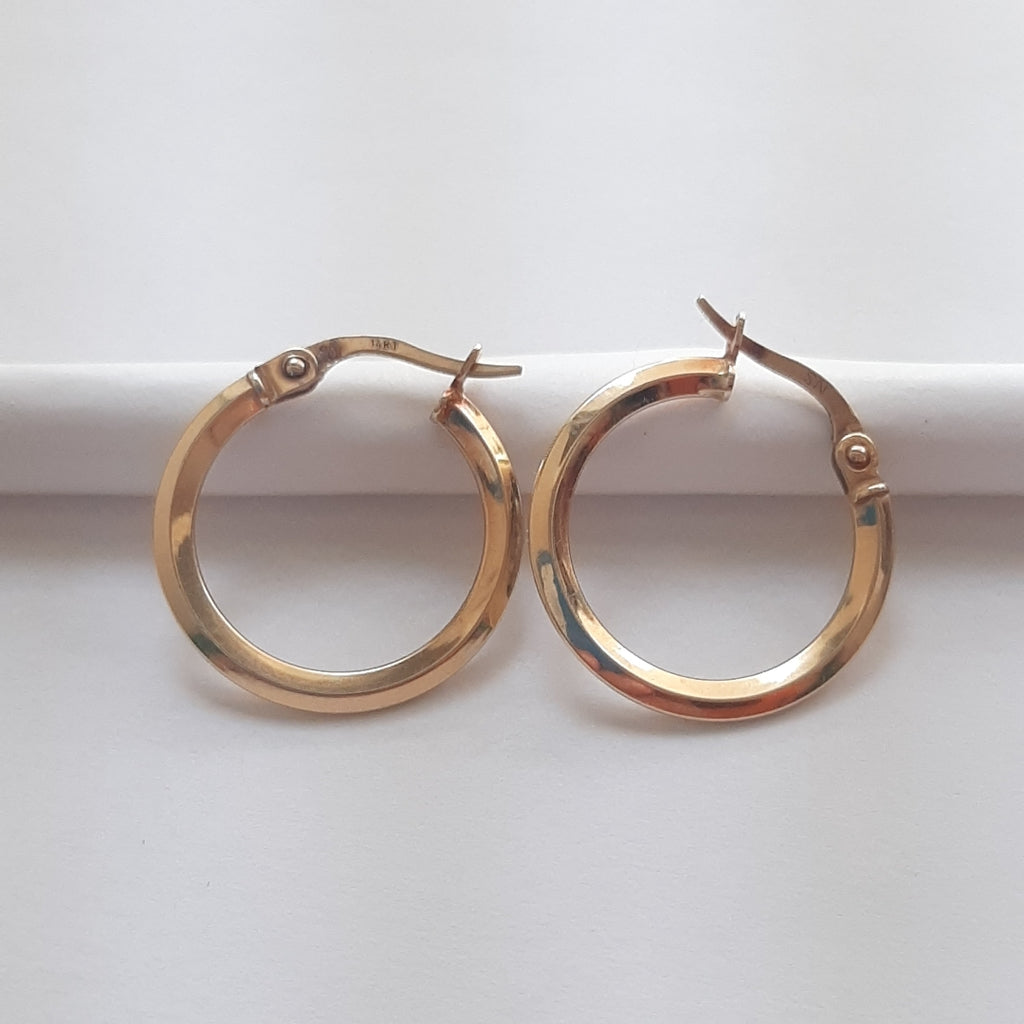 ARRACADAS PAR ORO 14 K 0.9 GRMS (SEMINUEVO)