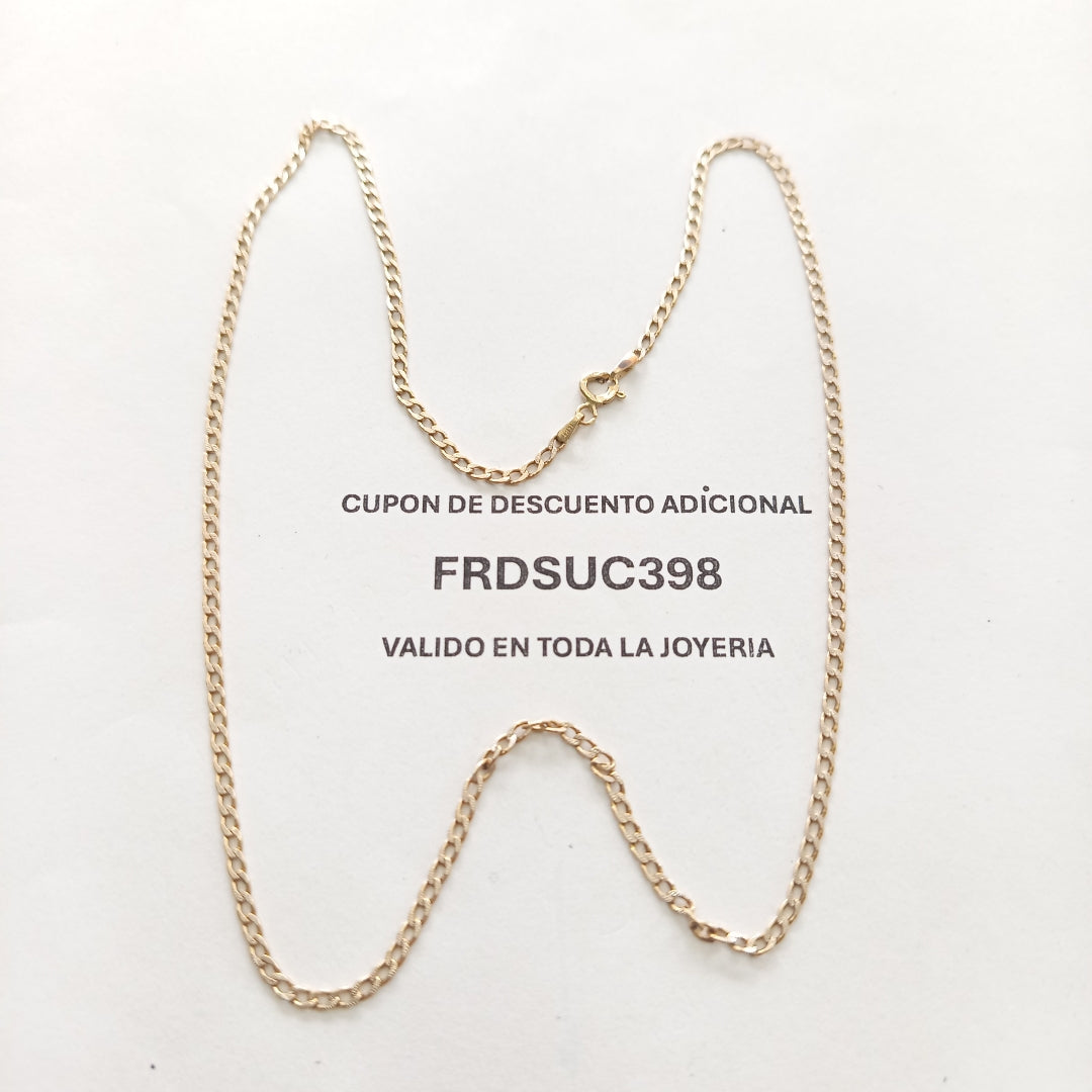 CADENA ORO 14 K 2,20 GRMS (SEMINUEVO)