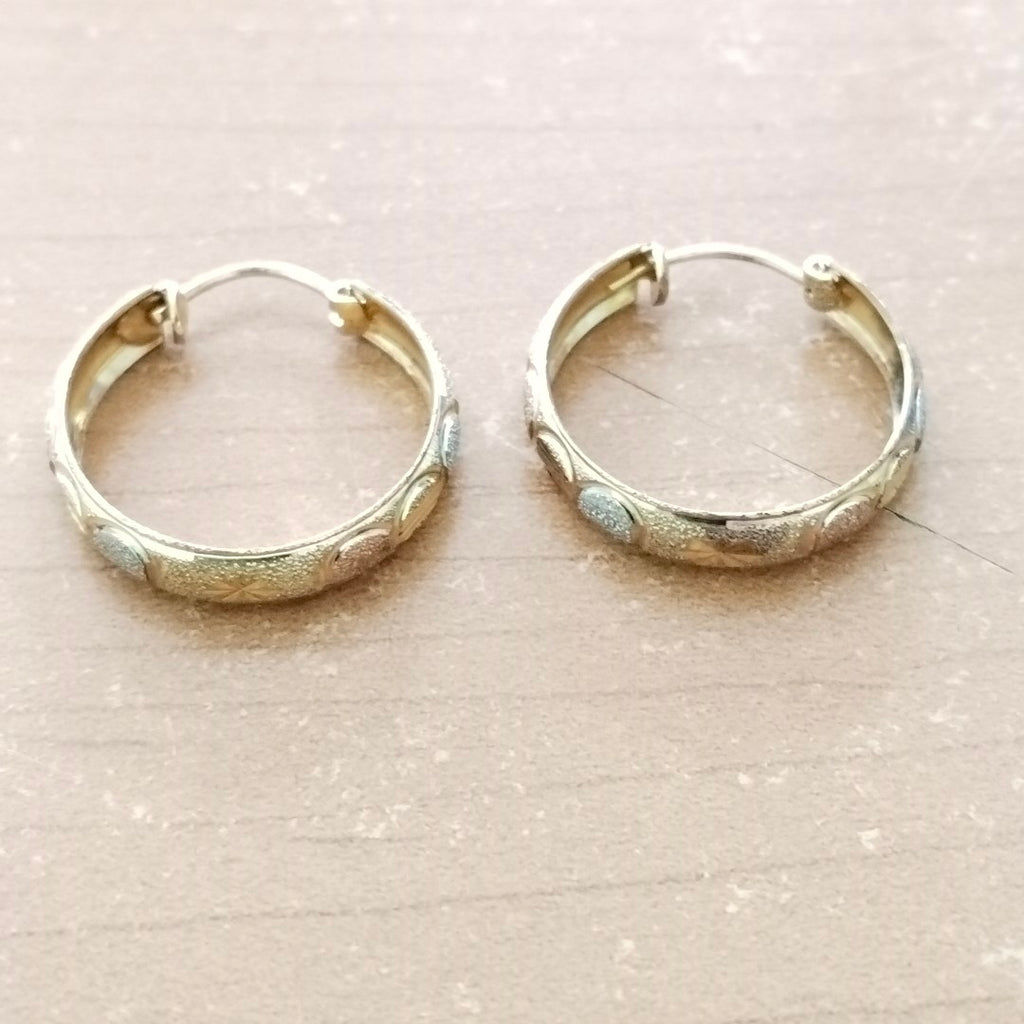 ARRACADAS PAR ORO 10 K 3.3 GRMS (SEMINUEVO)