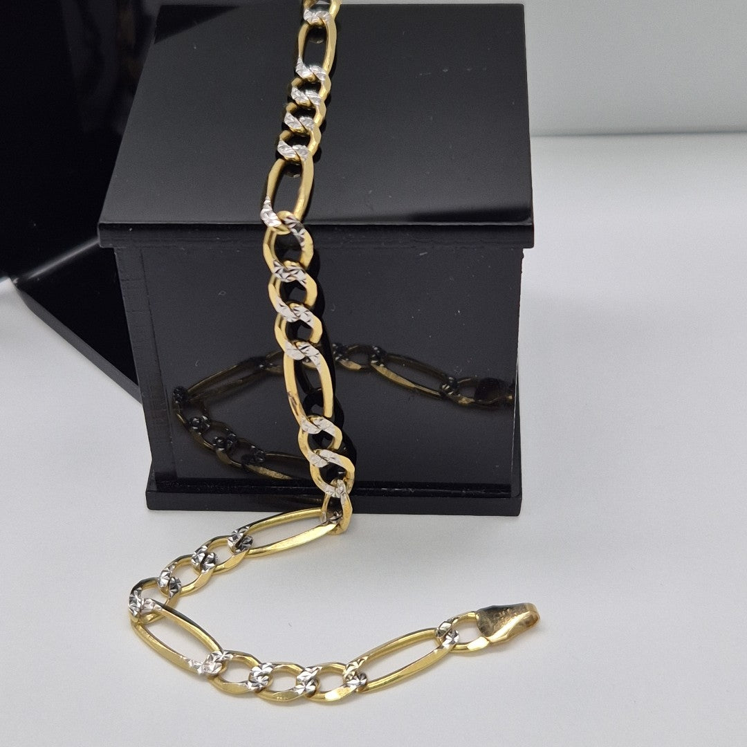 PULSERA ORO, RODIADO 14 K 6.4 GRMS (SEMINUEVO)