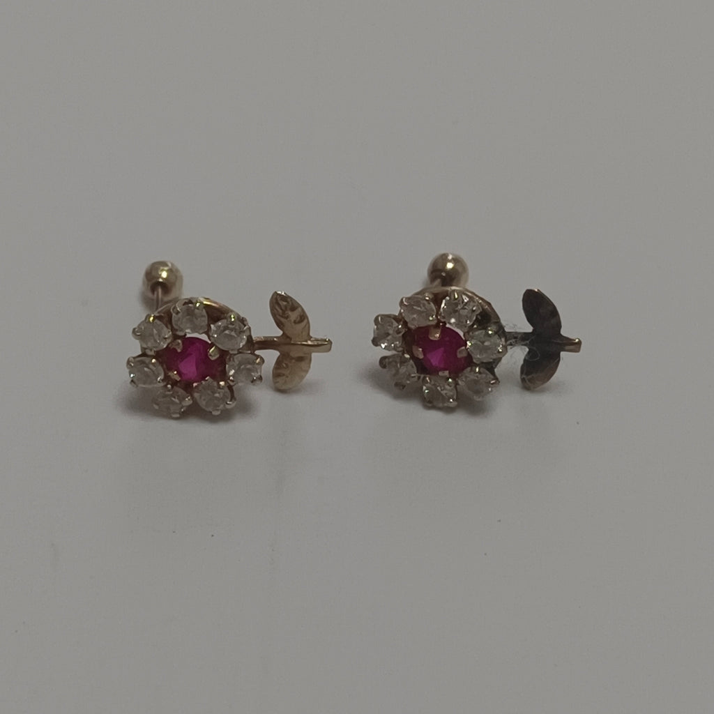 ARETES PAR ORO 10 K 0.8 GRMS (SEMINUEVO)