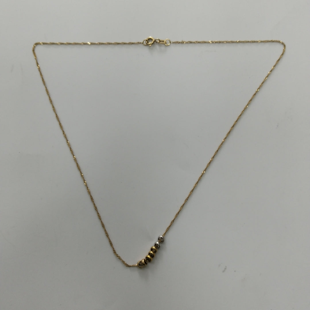 GARGANTILLA ORO 14 K 1.3 GRMS (SEMINUEVO)