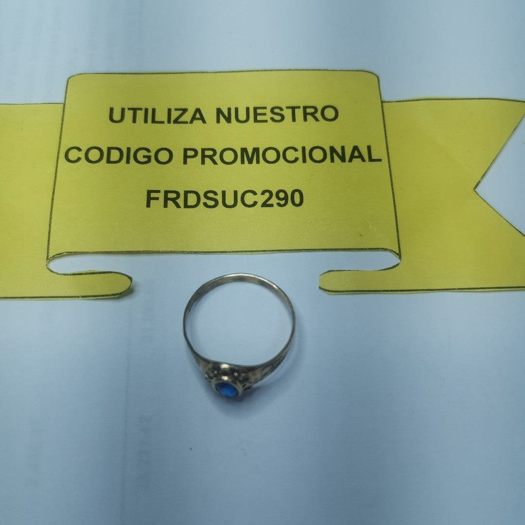 ANILLO DE GRADUACIÓN ORO 10 K 1.3 GRMS (SEMINUEVO)