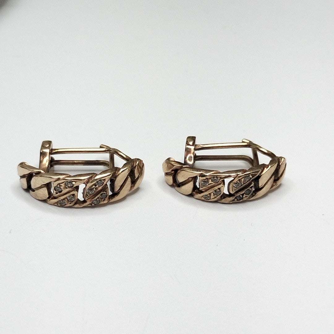 ARETES PAR ORO 14 K 5,40 GRMS (SEMINUEVO)