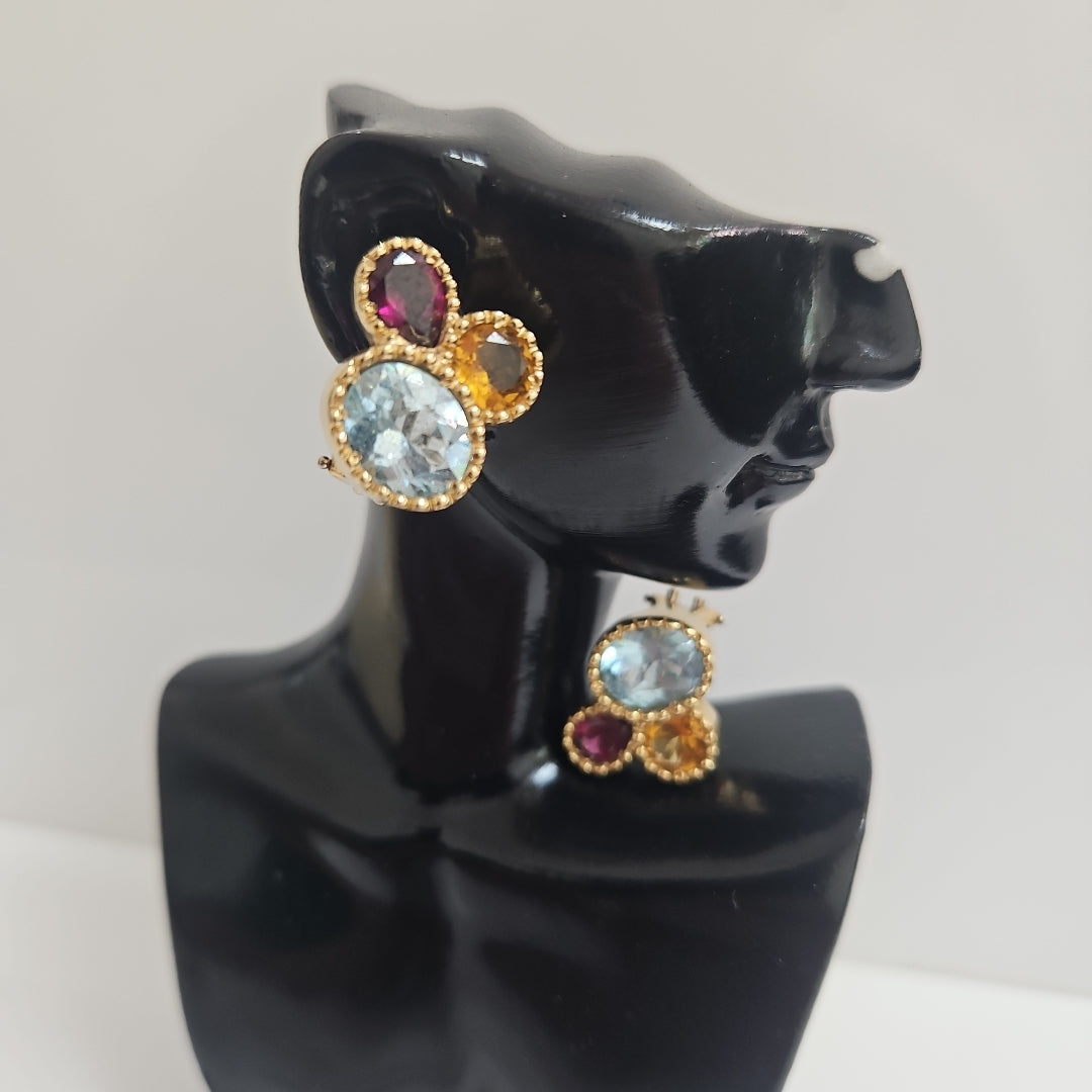 ARETES PAR ORO 14 K 9,40 GRMS (SEMINUEVO)