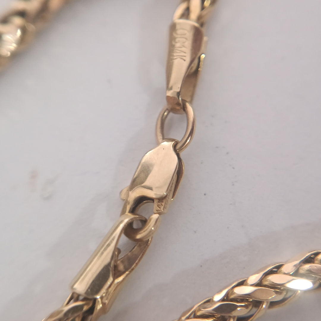 GARGANTILLA ORO 14 K 5,60 GRMS (SEMINUEVO)