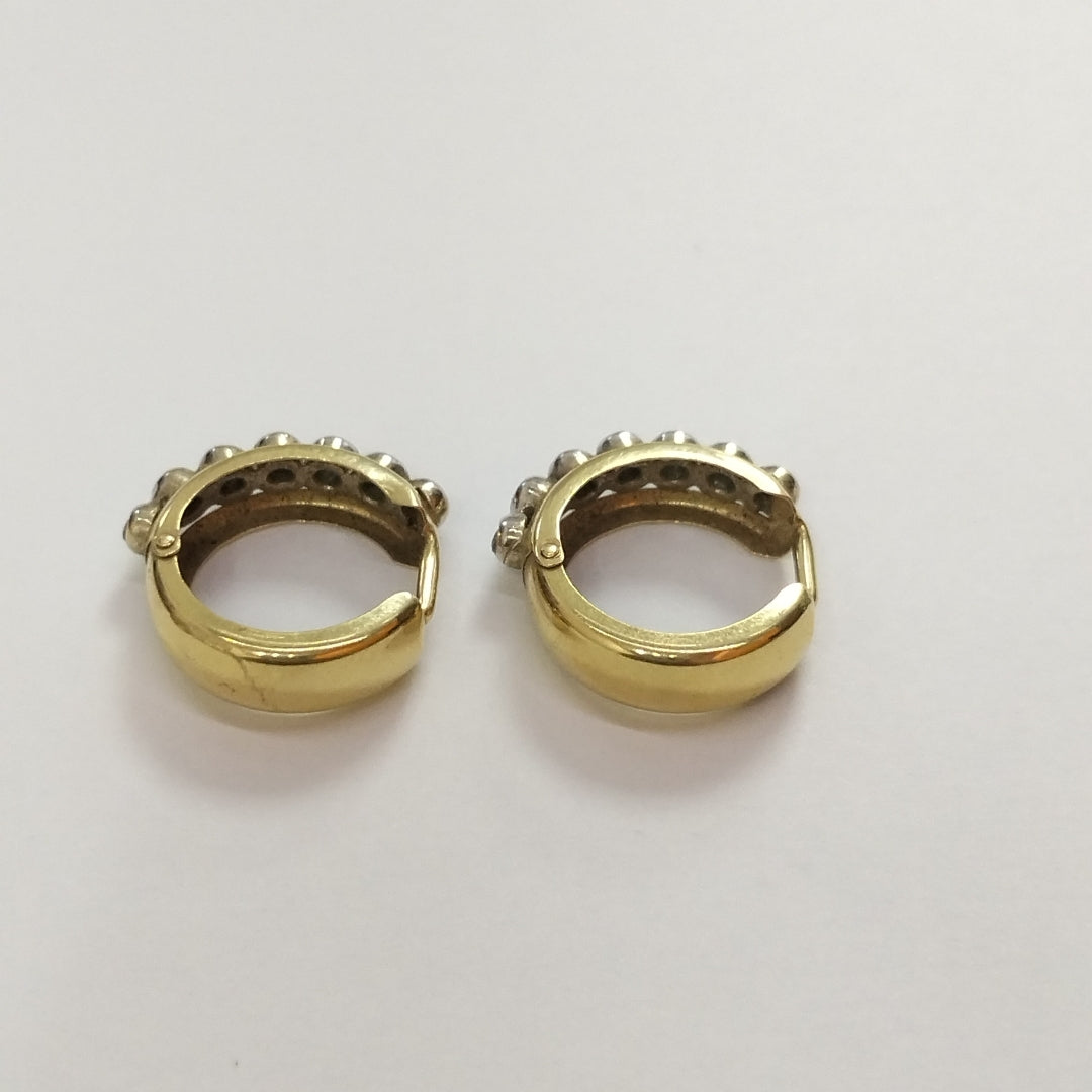 ARRACADAS PAR ORO 14 K 3,30 GRMS (SEMINUEVO)