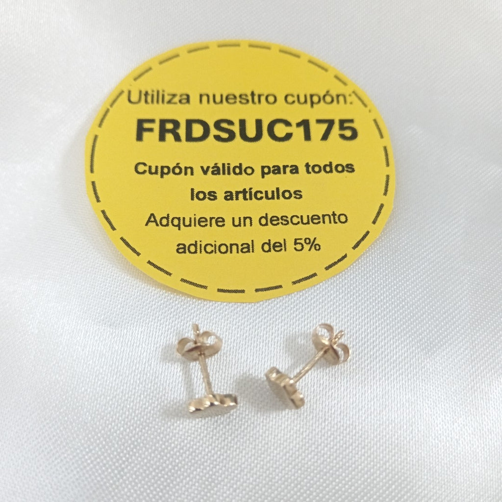BROQUELES ORO 10K 0.9 (NUEVO)
