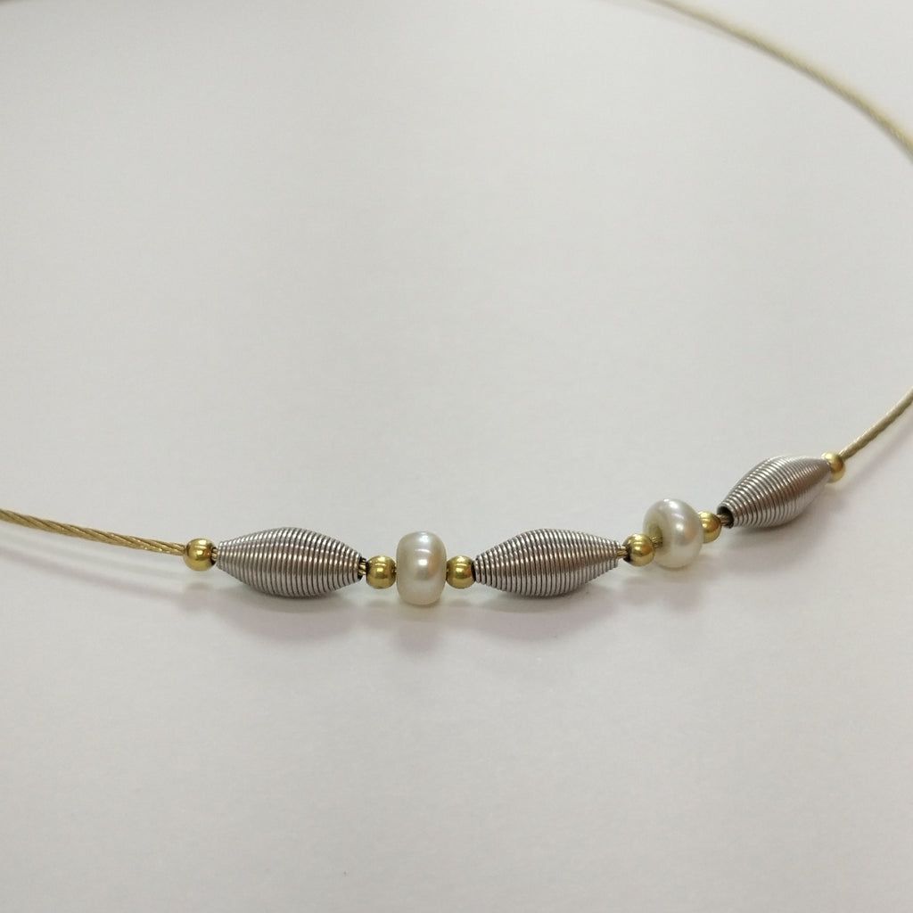 GARGANTILLA ORO COMBINADO 14 K 4,70 GRMS (SEMINUEVO)
