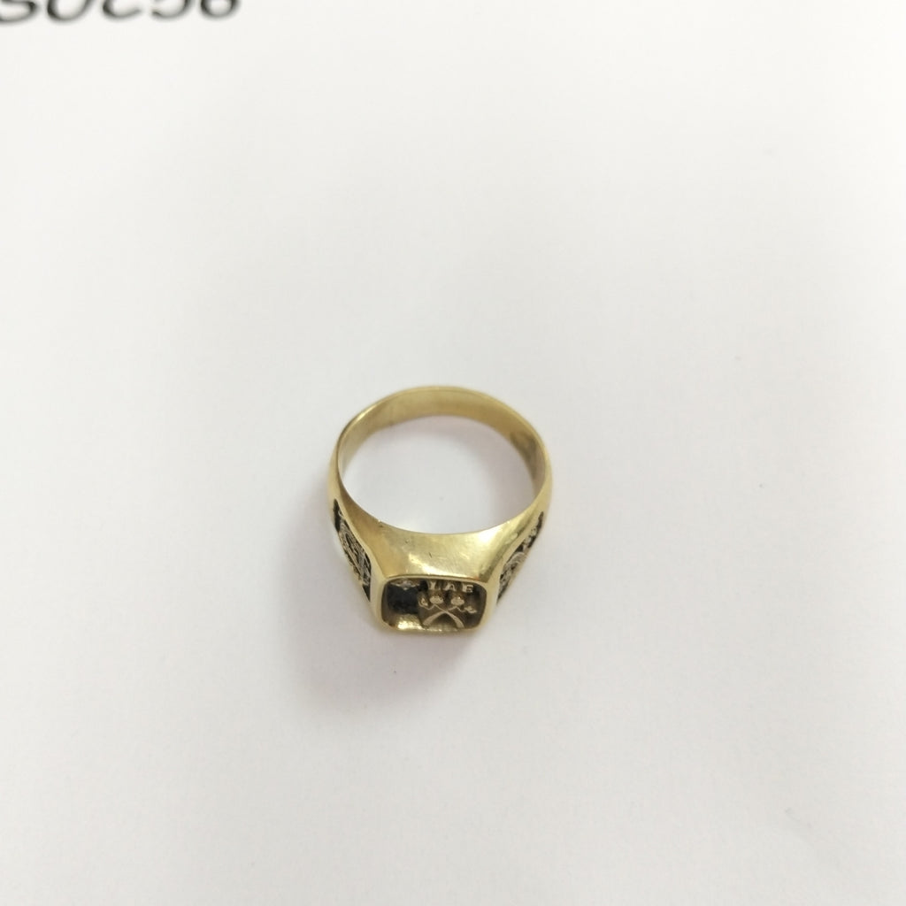 ANILLO DE GRADUACIÓN ORO 14 K 6,90 GRMS (SEMINUEVO)