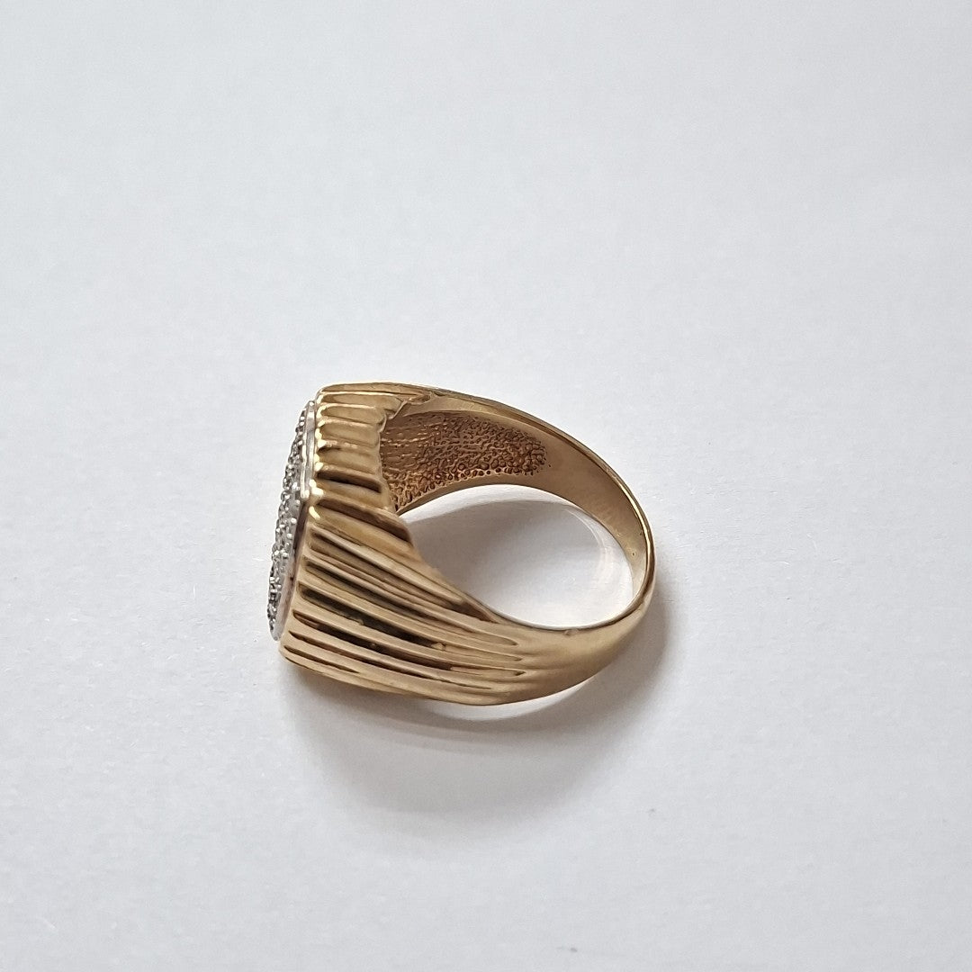 ANILLO ORO 14 K 10,20 GRMS (SEMINUEVO)
