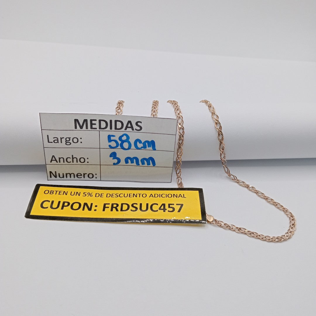 CADENA ORO 10 K 3,20 GRMS (SEMINUEVO)