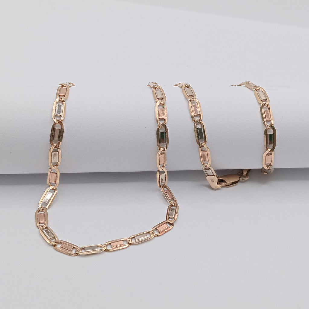 CADENA ORO COMBINADO 10 K 11.2 GRMS (SEMINUEVO)