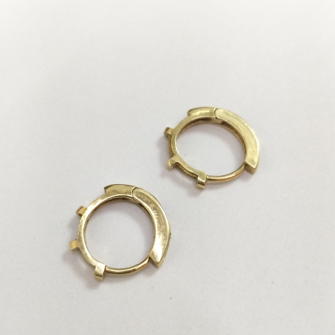 ARRACADAS PAR ORO 14 K 1,50 GRMS (SEMINUEVO)