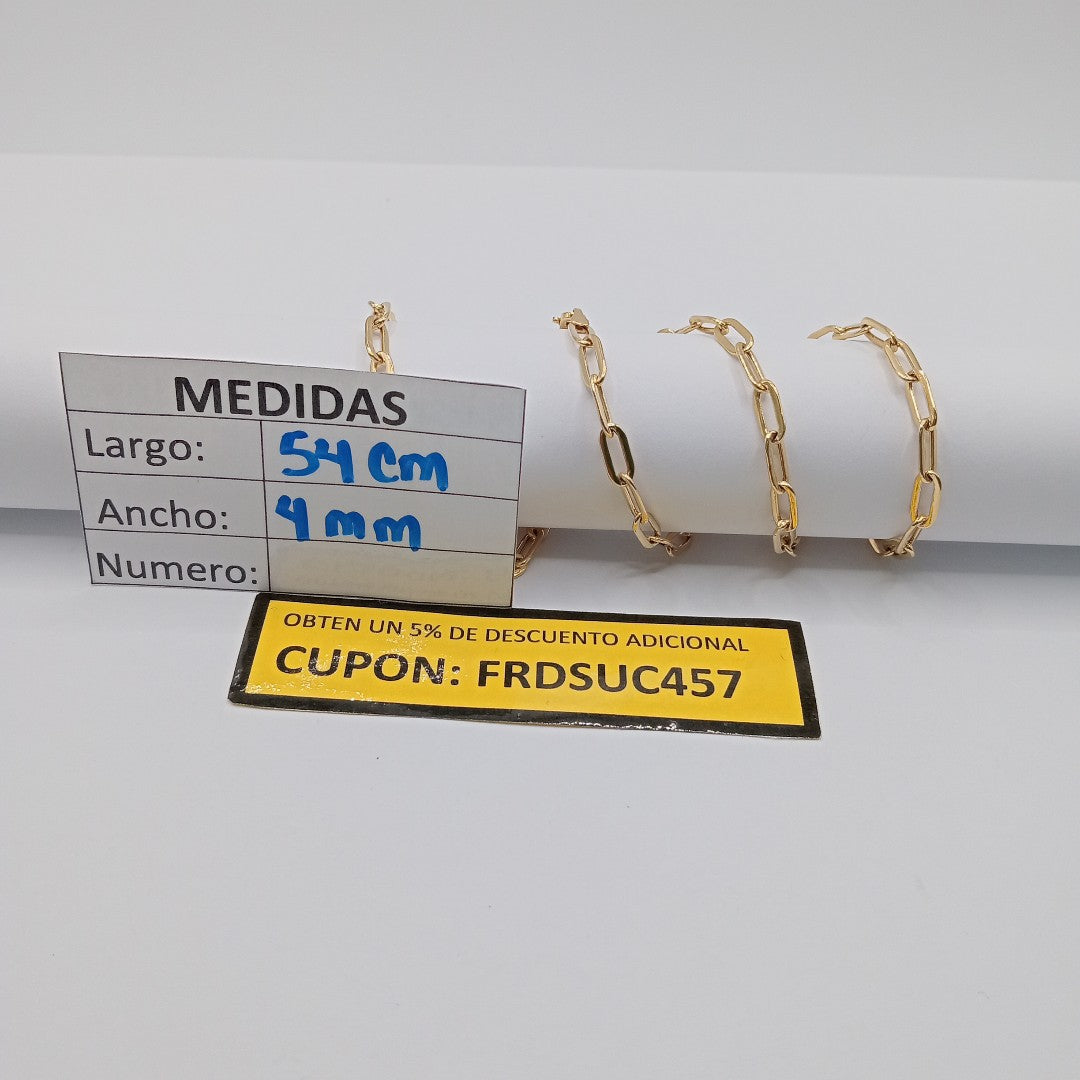 CADENA ORO 10 K 5.5 GRMS (SEMINUEVO)
