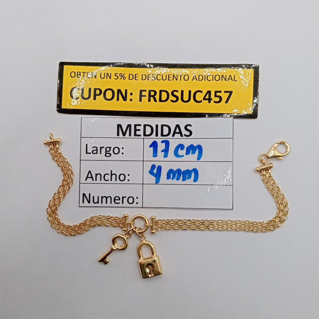 PULSERA ORO 10 K 3.3 GRMS (SEMINUEVO)