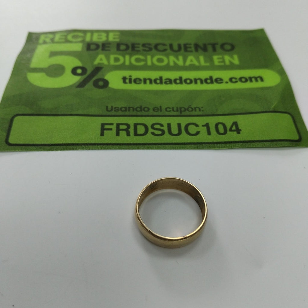 ARGOLLA ORO 14 K 2.9 GRMS (SEMINUEVO)