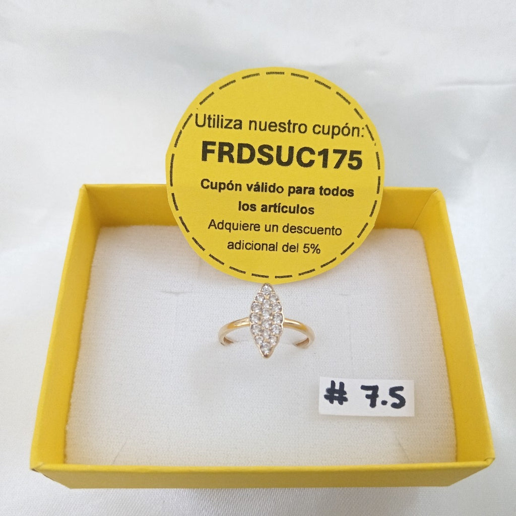 ANILLOS DAMA ORO 14K 2 (NUEVO)