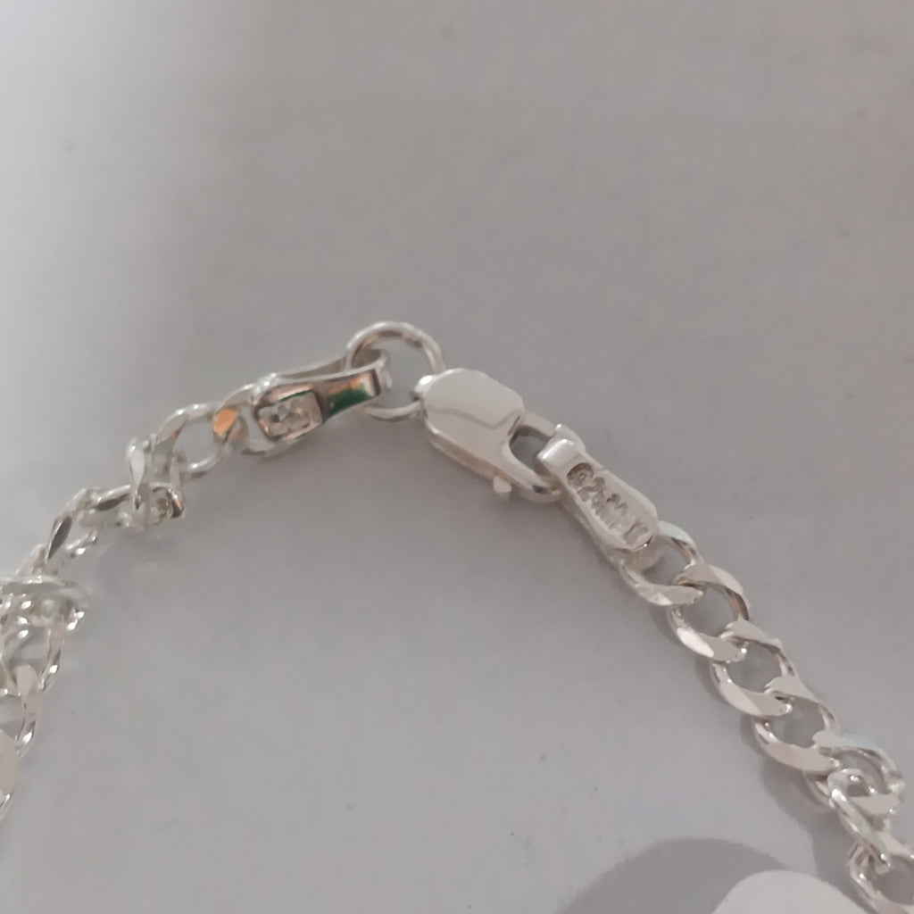CADENA BARBADA PLATA .925 55 CM 8.42 GR (NUEVO)