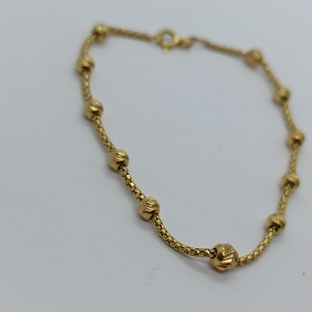 PULSERA ORO 14 K 2.6 GRMS (SEMINUEVO)