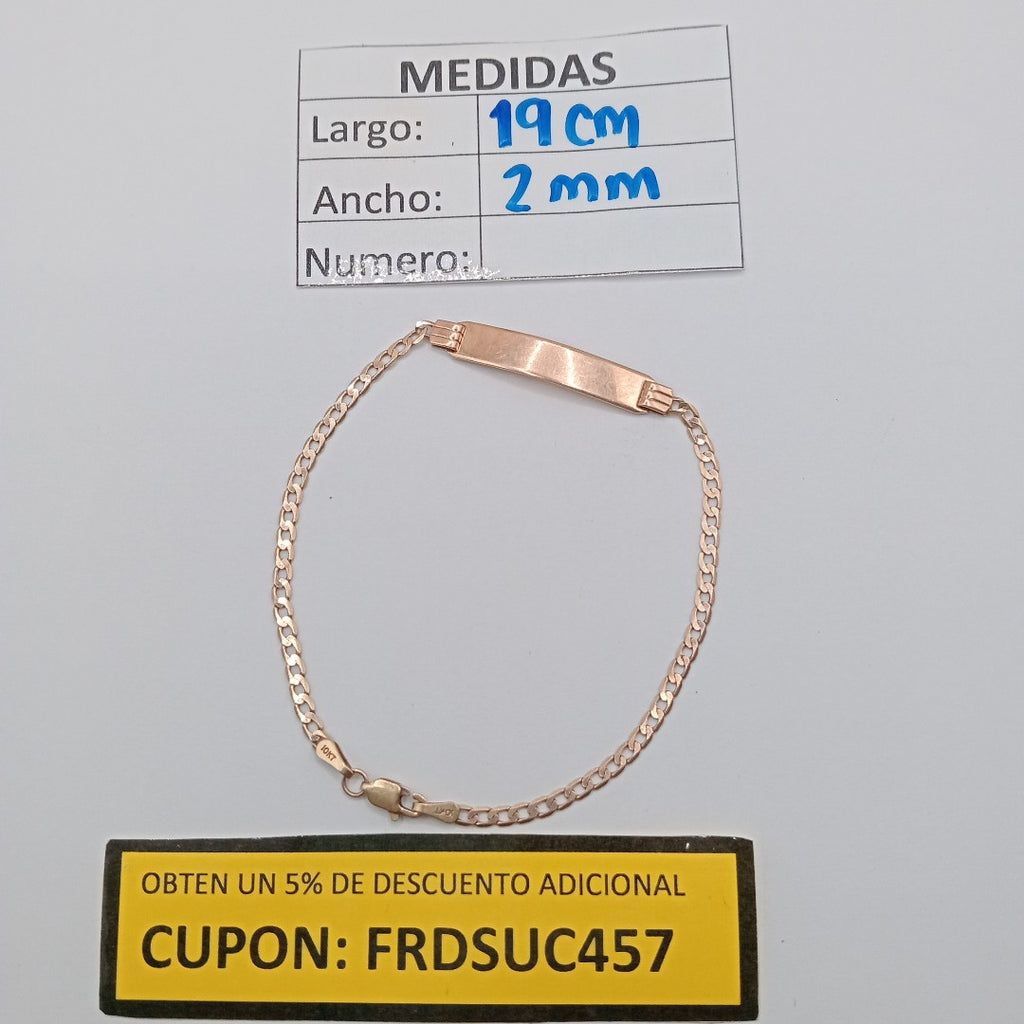 ESCLAVA ORO 10 K 2,60 GRMS (SEMINUEVO)