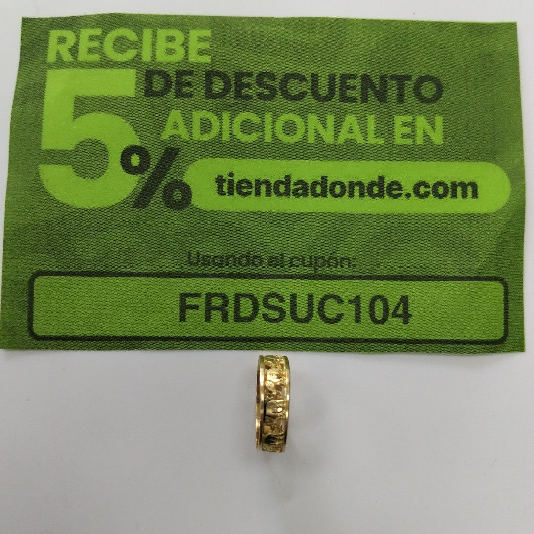 ARGOLLA ORO 14 K 2.7 GRMS (SEMINUEVO)