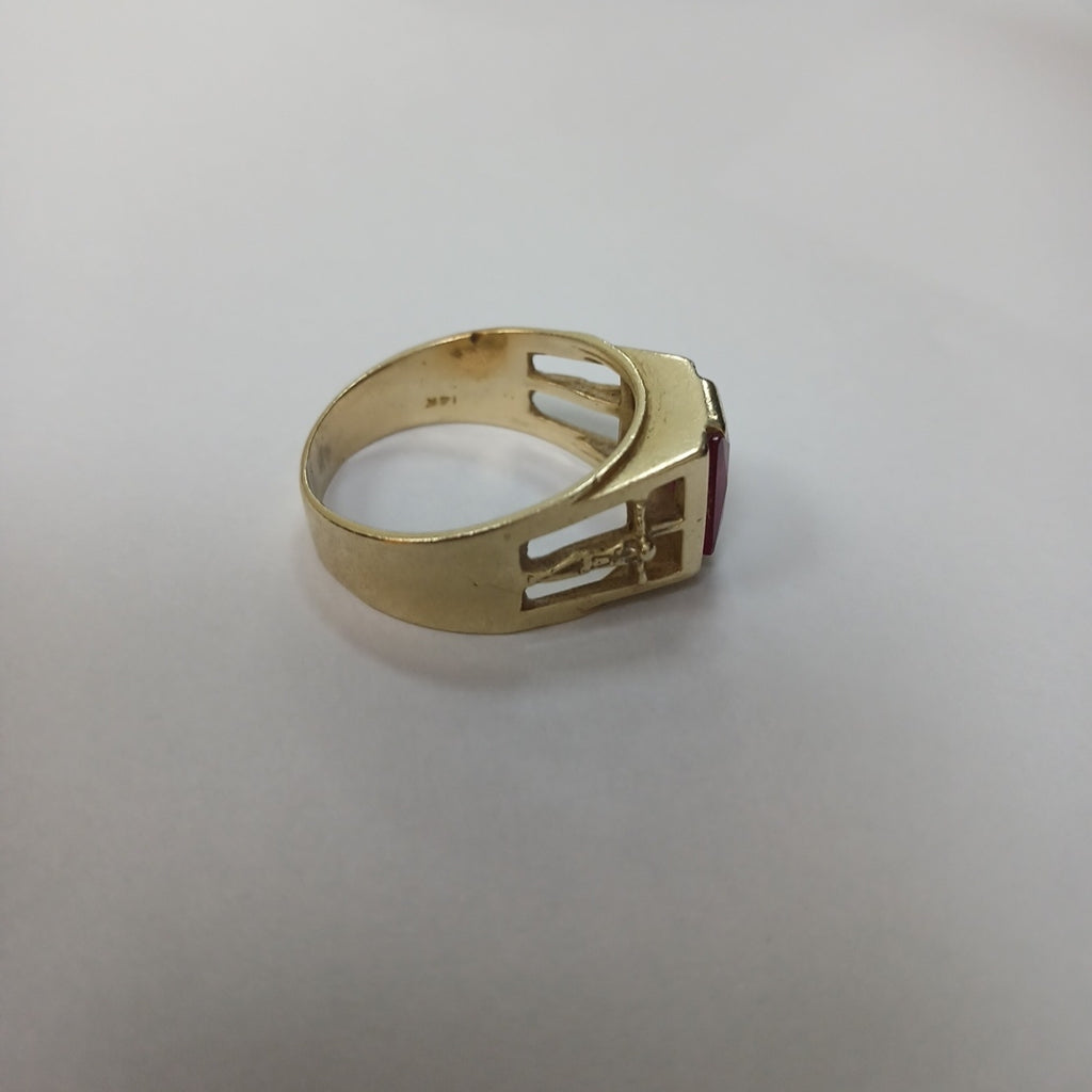 ANILLO ORO 14 K 8,10 GRMS (SEMINUEVO)