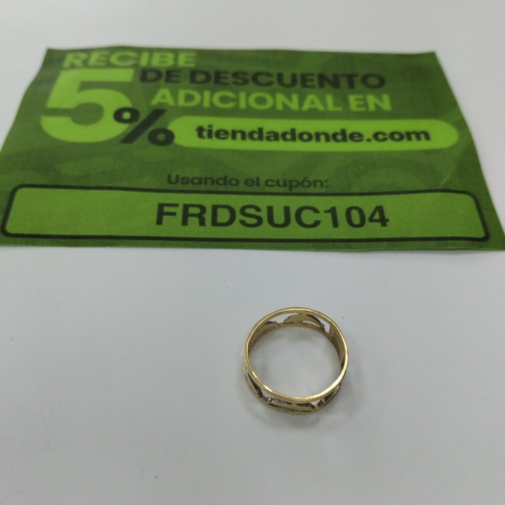 ARGOLLA ORO 10 K 1.8 GRMS (SEMINUEVO)
