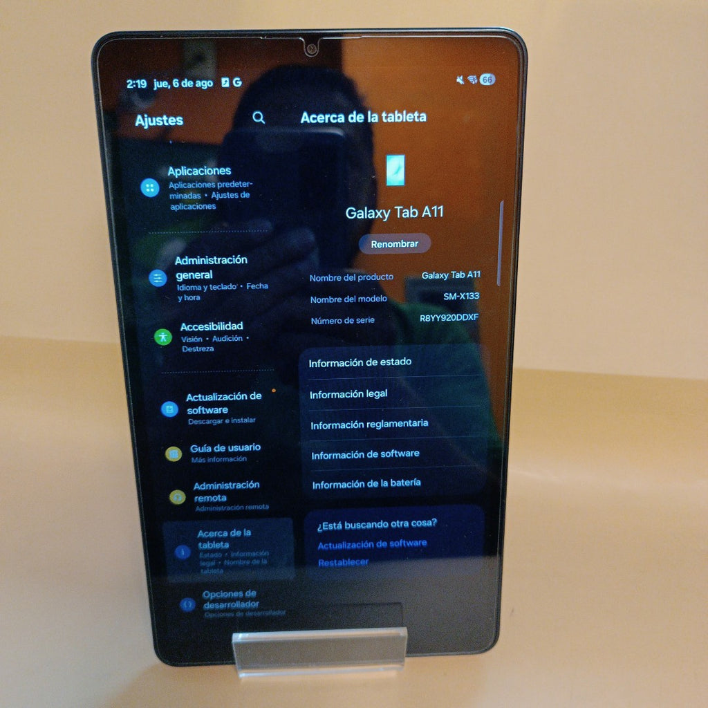 TABLETA SAMSUNG GALAXY TAB A11 SM-X133 (2025) 128 GB 8 GB RAM (SEMINUEVO)