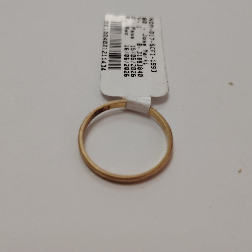 ARGOLLA ORO 10 K 1.1 GRMS (SEMINUEVO)