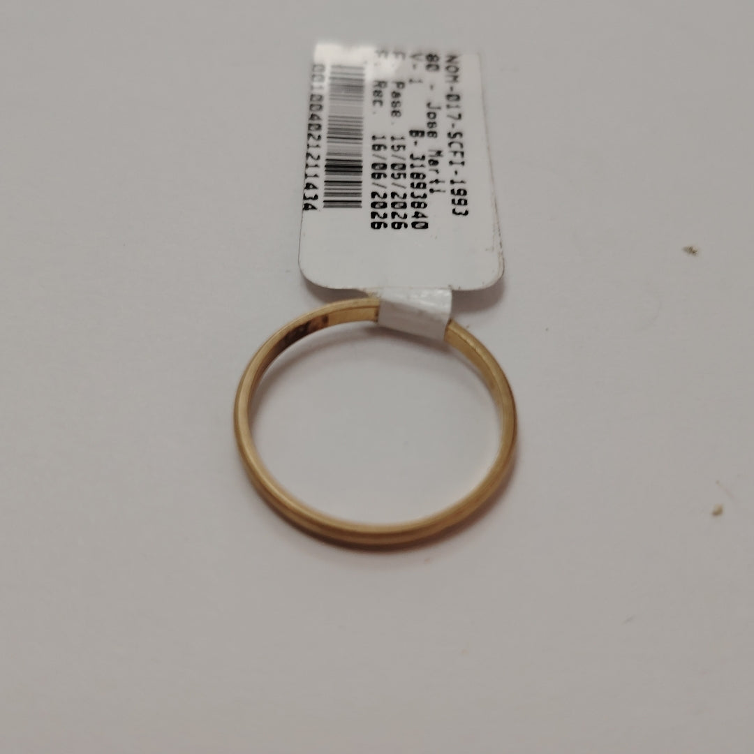 ARGOLLA ORO 10 K 1.1 GRMS (SEMINUEVO)