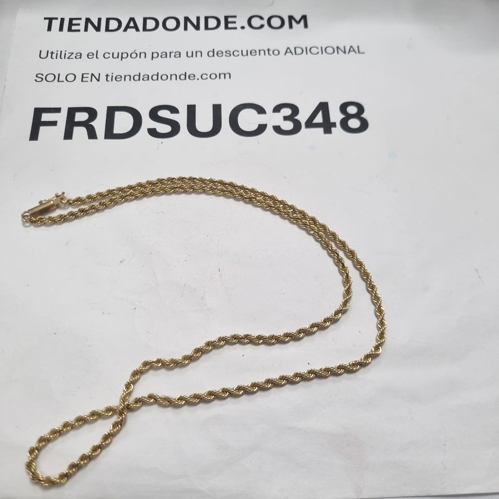 CADENA ORO 14 K 19.4 GRMS (SEMINUEVO)