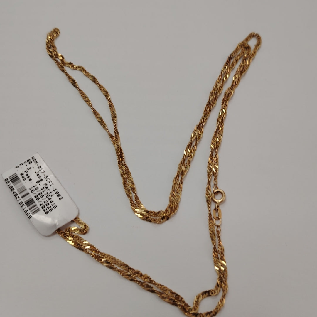 CADENA ORO 14 K 4.8 GRMS (SEMINUEVO)