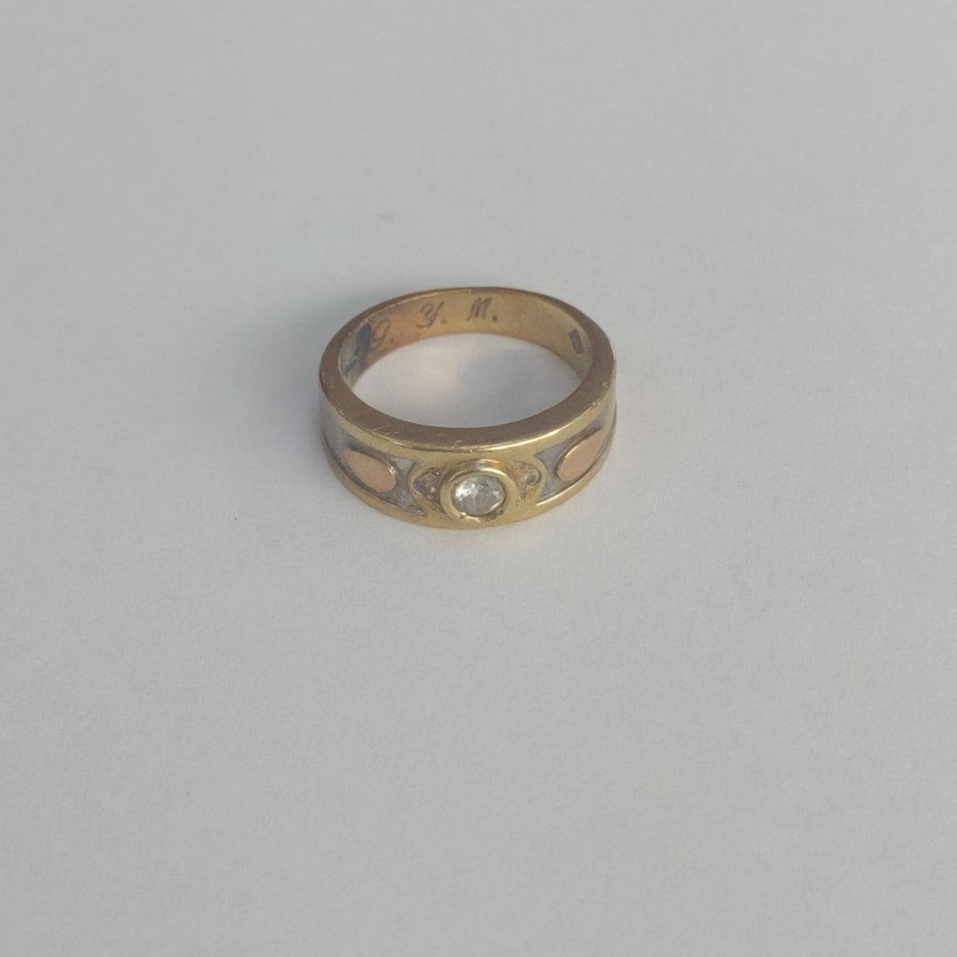 ANILLO ORO 14 K 4.6 GRMS (SEMINUEVO)