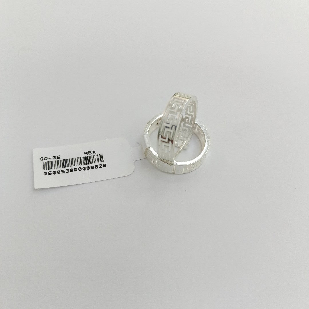 ARETES ARRACADAS GRECAS PLATA .925 4.13 GR (NUEVO)
