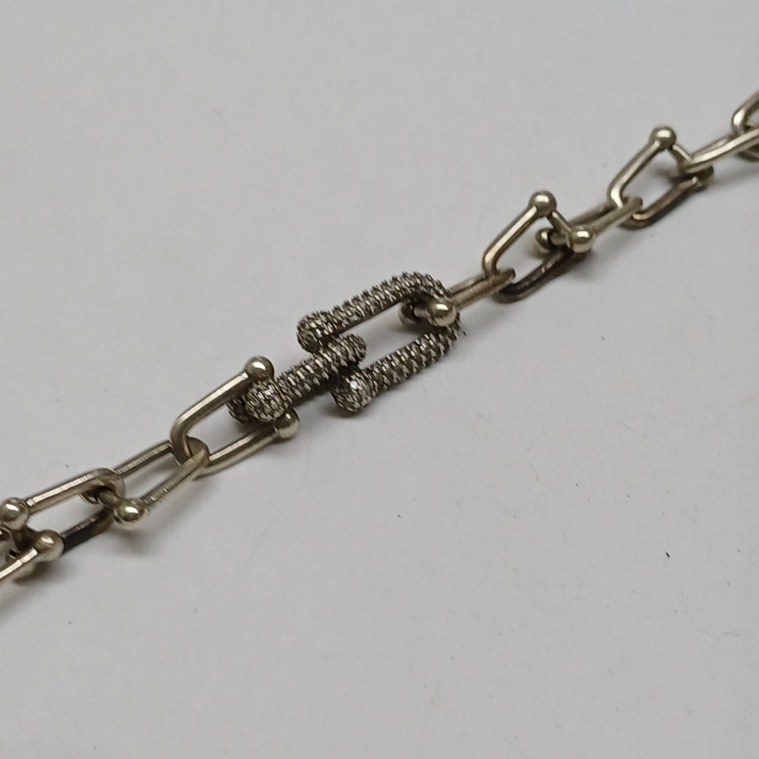 PULSERA PLATA,ALPACA 23,20 GRMS (SEMINUEVO)