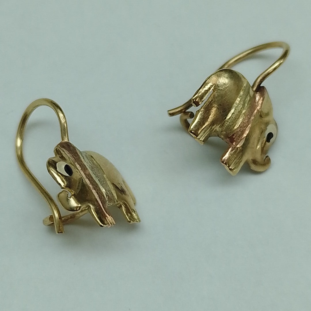 ARETES PAR ORO 10 K 1.3 GRMS (SEMINUEVO)