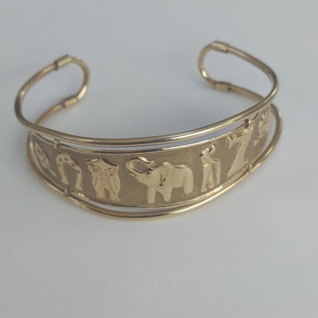 PULSERA RIGIDA ORO 10 K 9.1 GRMS (SEMINUEVO)