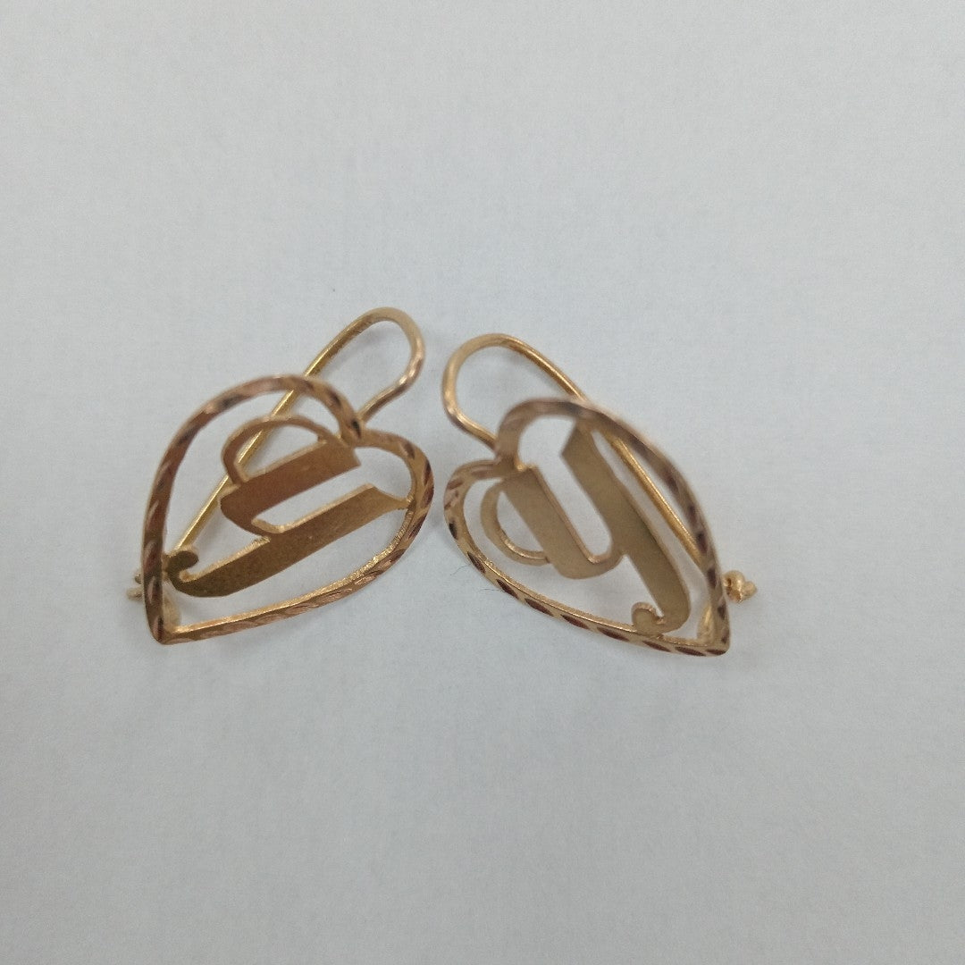 ARETES PAR ORO 10 K 2,30 GRMS (SEMINUEVO)