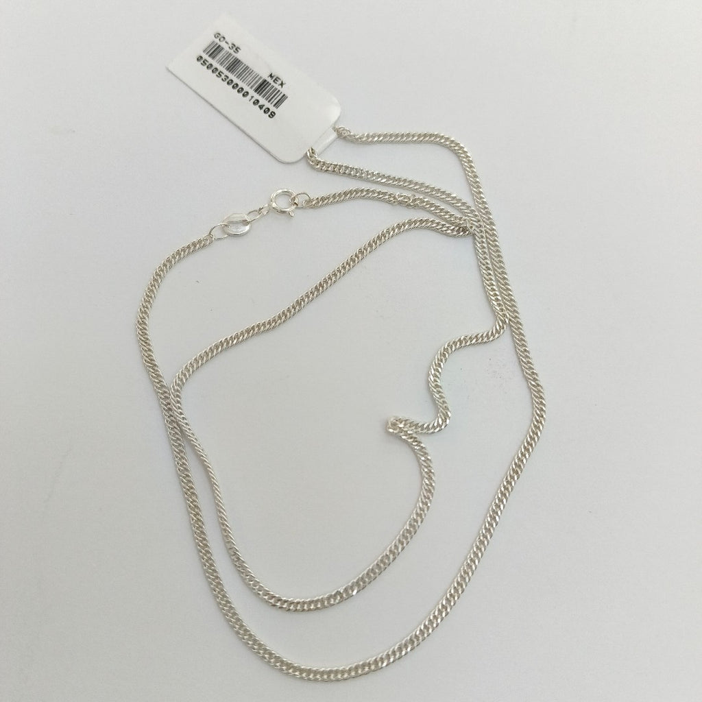 CADENA BARBADA PLATA .925 50 CM 4.12 GR (NUEVO)