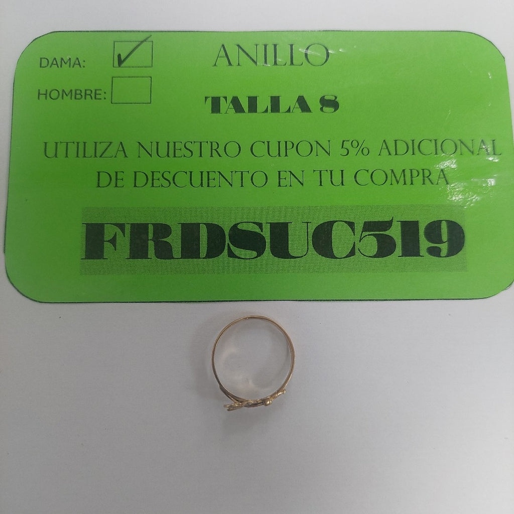 ANILLITO ORO 14 K 1.8 GRMS (SEMINUEVO)