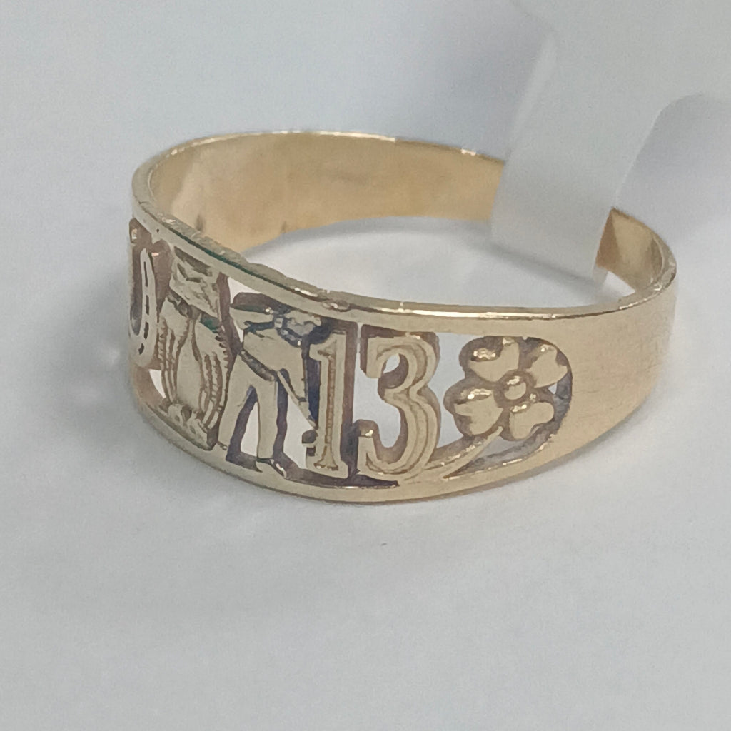 ANILLITO ORO 14 K 2 GRMS (SEMINUEVO)