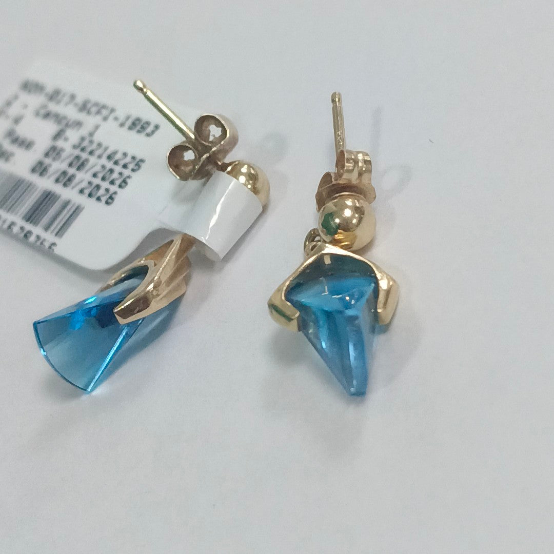 ARETES PAR ORO 14 K 2,10 GRMS (SEMINUEVO)