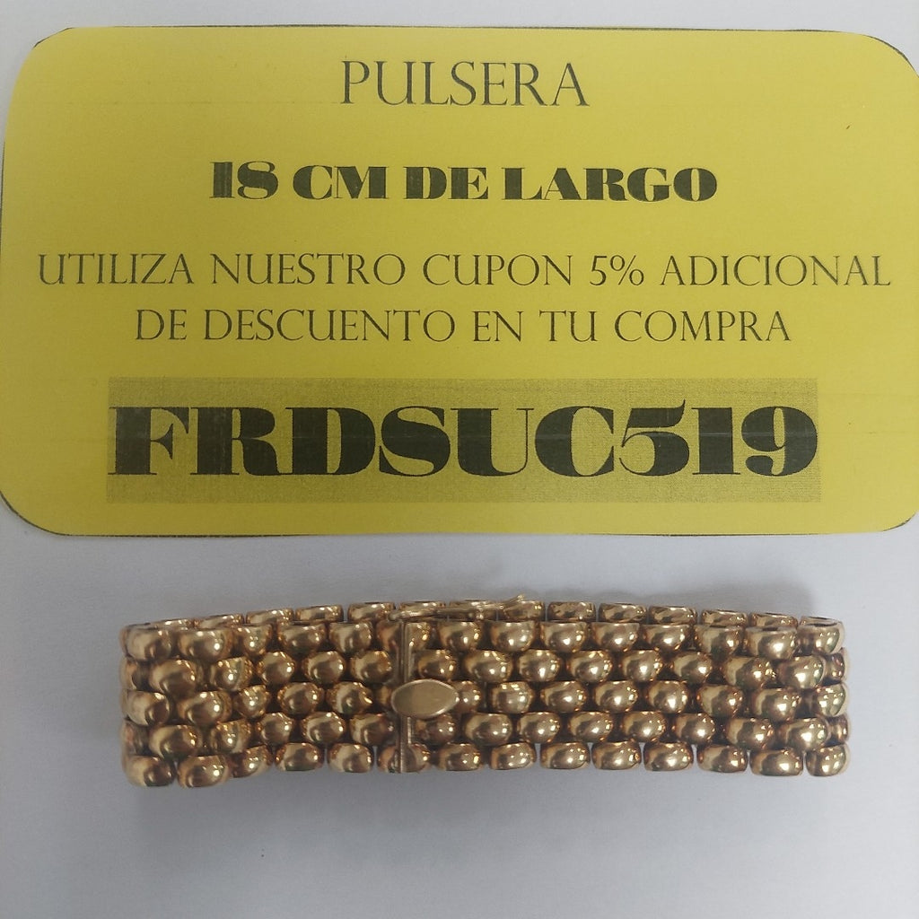 PULSERA ORO 18 K 66.1 GRMS (SEMINUEVO)