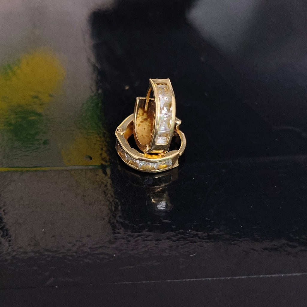 ARRACADAS PAR ORO 14 K 1.4 GRMS (SEMINUEVO)
