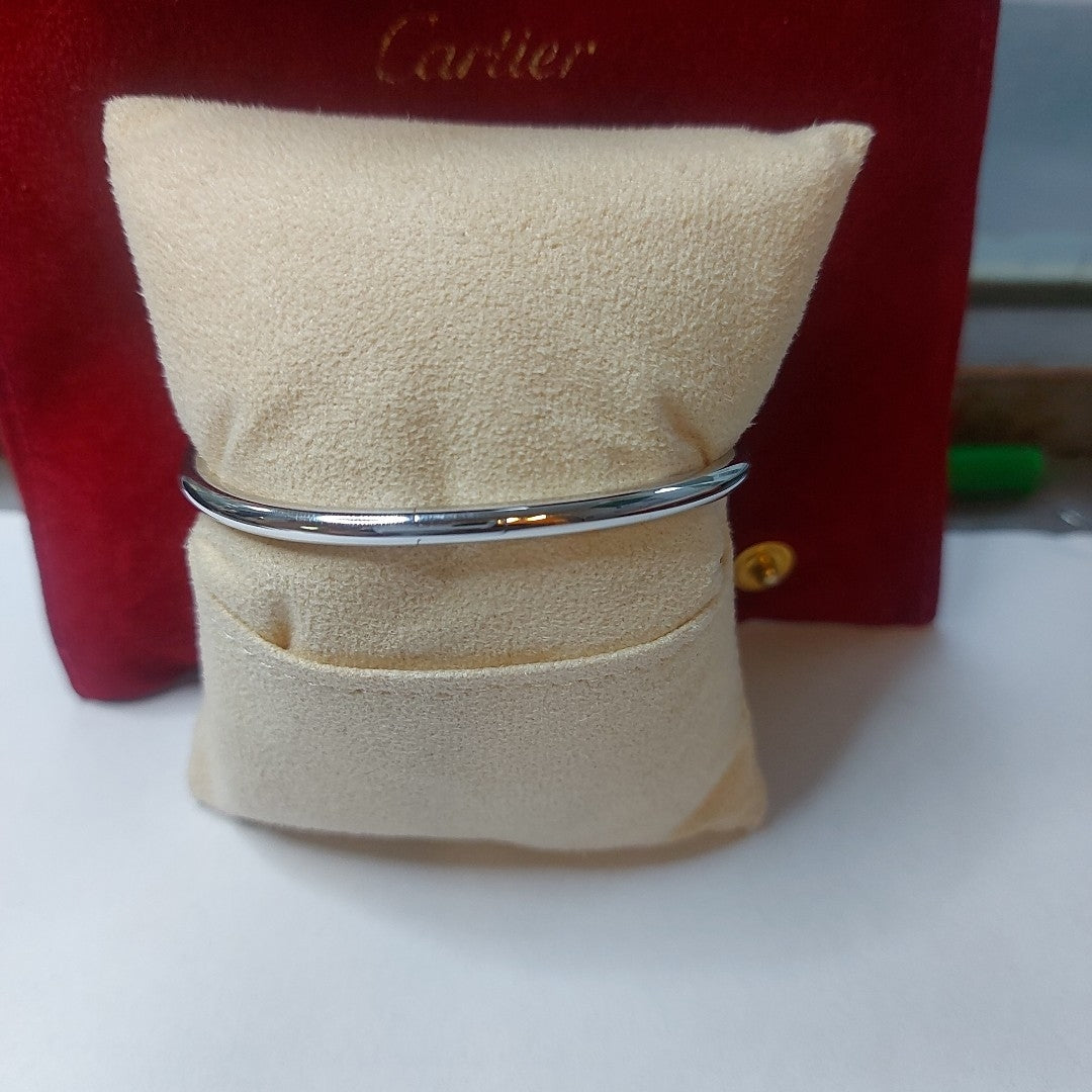 PULSERA RIGIDA ORO BLANCO 18 K 31,30 GRMS (SEMINUEVO)