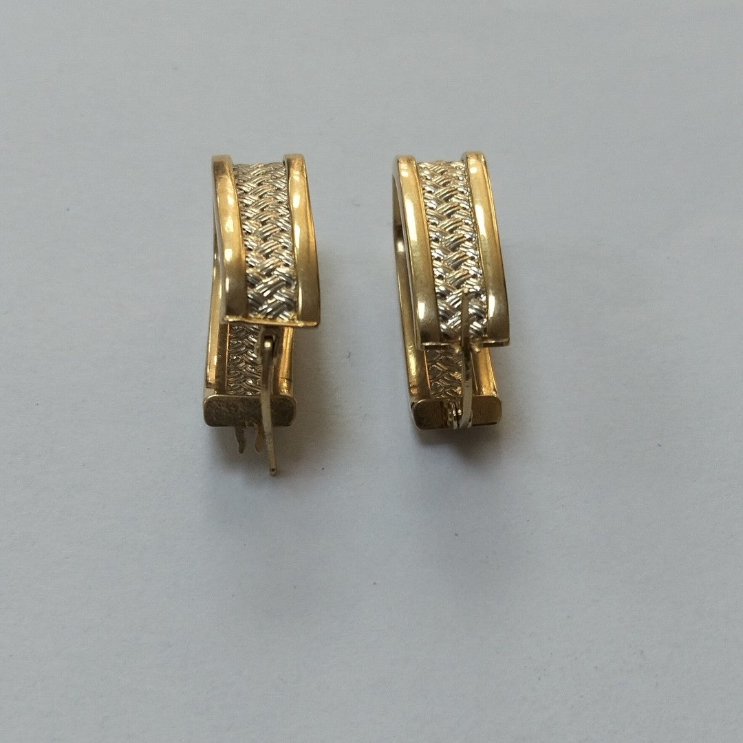 ARRACADAS PAR ORO 14 K 5 GRMS (SEMINUEVO)
